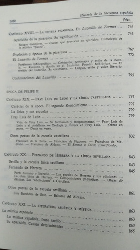 Historia De La Literatura Española. Tomo 1 - Alborg (Usado)