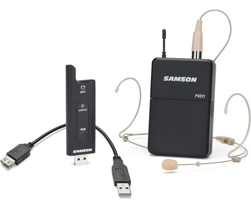 Samson Xpd2bde5 Micrófono Inalámbrico Headset Usb Negro