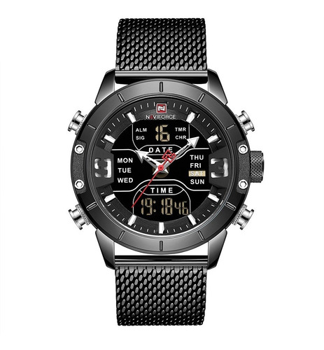 Relógio Masculino Naviforce 9153 Esportivo Digital Laçamen