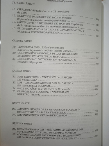 Historia Disidente Y Militante / Federico Brito Figueroa (Usado)