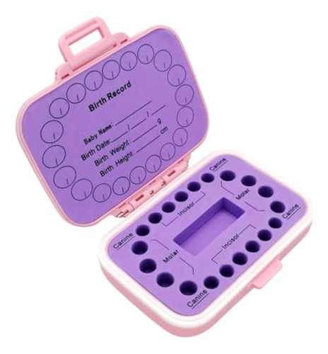 Vaguelly Box Baby Tooth Box Baby Teeth Organizer Child Tooth