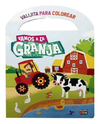 Libro Valijita Para Colorear Vamos A La Granja