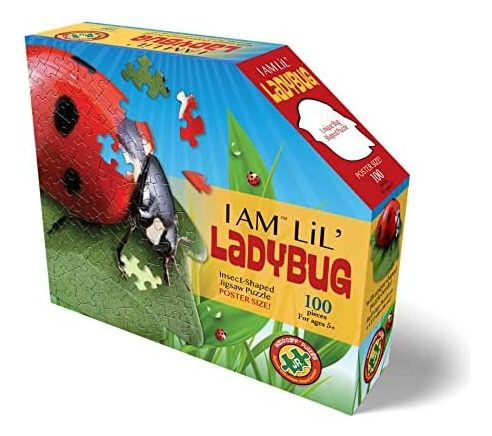 Quebra-cabeça Madd Lil Ladybug De 100 Peças Para Maiores De