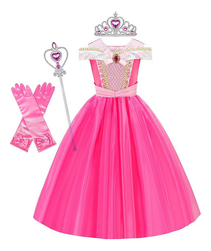 Disfraz De Princesa Bella Para Cosplay De Aurora Durmiente P
