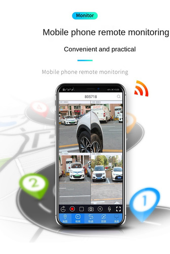 Monitoramento Remoto De Vídeo Panorâmico Do Caminhão 360