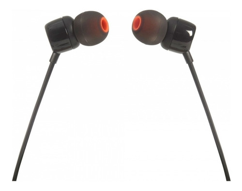 Imagen 1 de 5 de Auriculares in-ear JBL Tune 110 JBLT110 x 1 unidades black