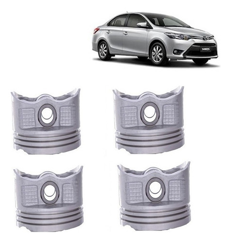 Set De Pistones 0,5 Para Toyota Yaris 1.5 1nzfe 2003 2014