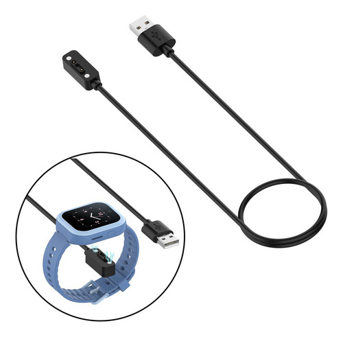 // Reloj Inteligente Para Niños Cable De Carga Negro