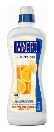 Adoçante Dietético Com Sucralose Magro Lowçucar 65ml