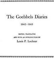 Libro The Goebbels Diaries, 1942-1943. - Joseph Goebbels