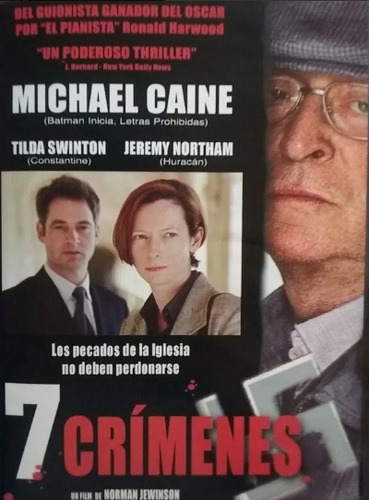 7 Crimenes - Michael Caine - Dvd - Original!!!