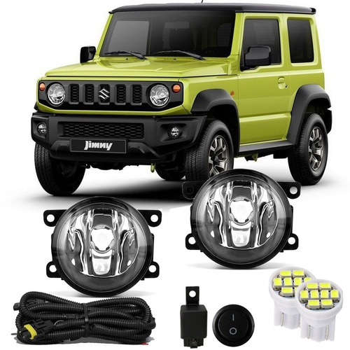 Kit Farol Milha Neblina Suzuki Jimny 2015 2016 + Ultra Led