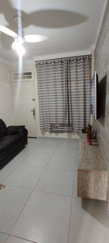 Imagem 13 de 18 de Apartamento Com 1 Dormitório À Venda, 67 M² Por R$ 350.000,00 - Aparecida - Santos/sp - Ap3118