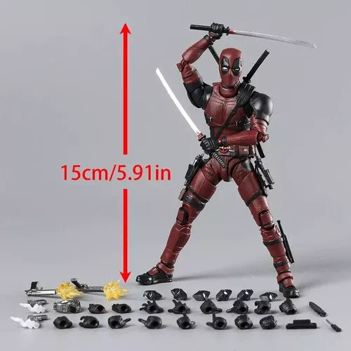 Para Novo Boneco De Ação Em Pvc Shf Deadpool 2, Modelo De/.1