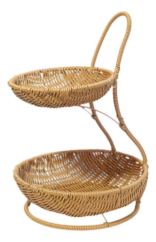 Cesta De Almacenamiento De Doble Capa,
