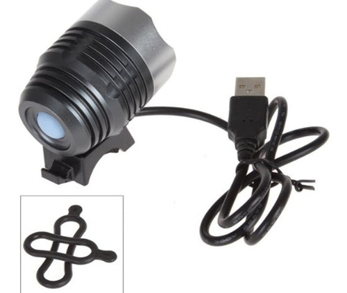 Faro Led Usb Linterna Frontal De Bicicleta Luz Impermeable