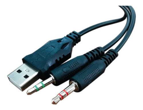 Imagen 2 de 2 de Diadema Gamer Havit H2011d Led Usb + Jack 3.5 Pc Ps4 @pd