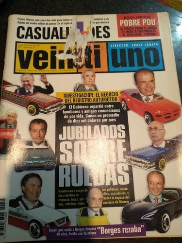 Revista Veintiuno Jubilados Sobre Ruedas 17 6 1999 N49