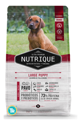 Ración Perro Nutrique Cachorro Grande + Obsequio Y E. Gratis