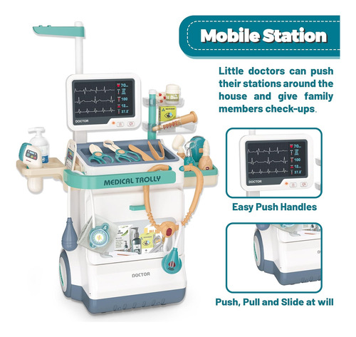 Kit De Médico De Lujo Para Niños - 26 Piezas De...