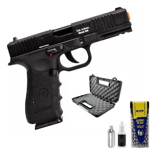 Airgun Pistola Glock Rossi W119 4.5mm Co2 Esfera Metal