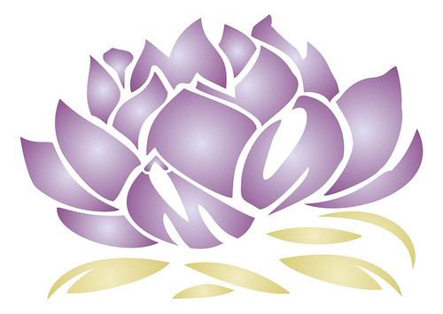 Plantilla Lotus Blossom  Combina Diferentes Tamanos Para Ob