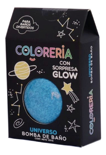 Bomba De Baño Efervescente Infantil Glow Coloreria 