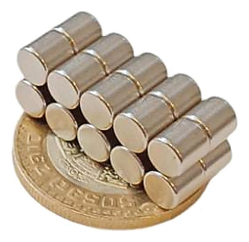 Iman Neodimio 6mm X 6mm N35 Cilindrico Potente Xto