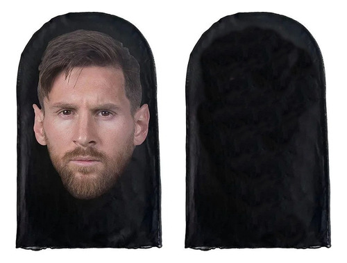Mascara Completa 3d Lionel Messi Malla Elástica Disfraz Messi Famoso