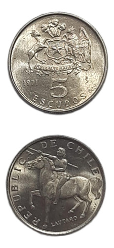 Moneda De 5 Escudos Año 1971 Sin Circular