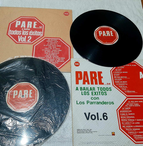 Lp Vinilo Pare, A Bailar Todos Los Éxitos Vol 2 Y Vol 6