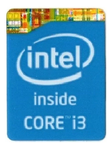  Sticker Intel Core I3 Modelos 4th/5th Generación Calcomania