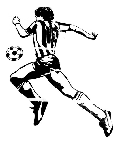 Vinilo Decorativo Maradona 58 X 70 Cm