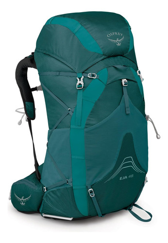 Osprey Eja 48 Mochila Para Mujer, Verde Azulado Profundo,