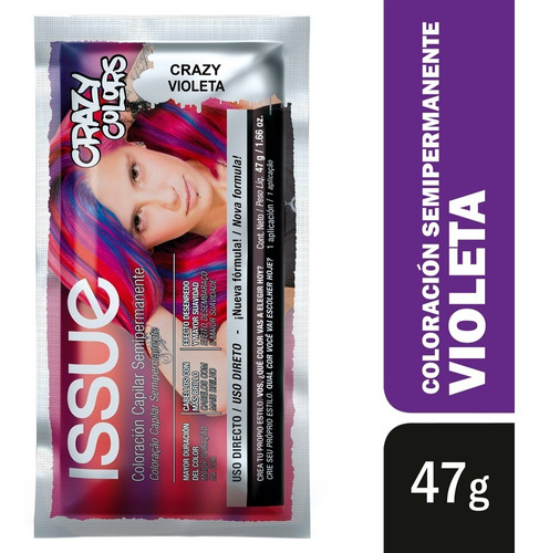 Issue Coloracion Capilar Semipermanente Crazy Colors X 47 Gr