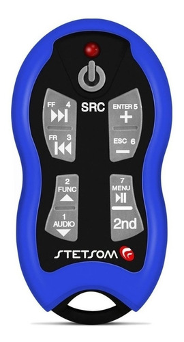 Imagen 2 de 8 de Control Remoto Stetsom Sx2 Azul 500 Metros De Alcance Cuotas