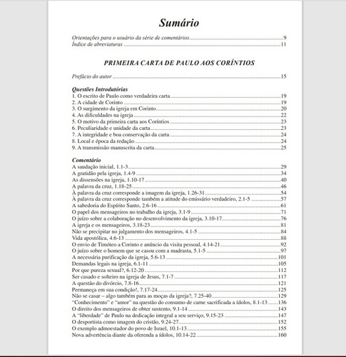 Livro Comentário Bíblico Cartas Aos Coríntios De Werner De Boor - Editora Esperança