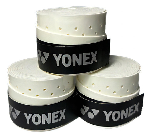Grip Yonex Super Grap Perforated Colorido Overgrip 10 Unid. Cor Branco