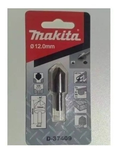 Escareador Conico Makita 5f X 12 D-37409 - T-80343