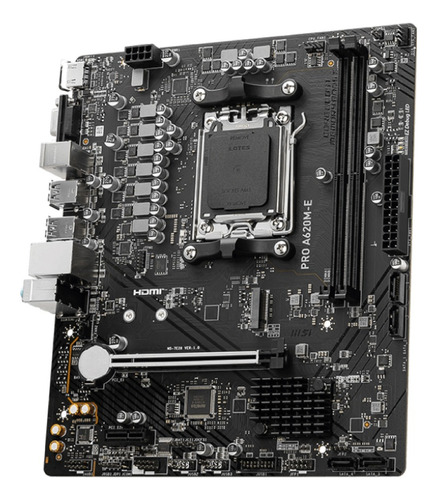 Motherboard Msi Pro A620m-e, Am5, Matx, Pcie 4.0, M.2