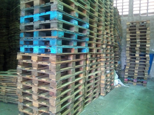 Paleta O Estiba De Madera De Tacos 120x100 Pallets (Usado)