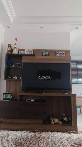 Imagem 15 de 25 de Linda Cobertura De 136 Metros Semi Mobiliada Com 03 Dormitorios E 01 Suíte Com 01 Vaga De Garagem No Parque São Vicente - Mauá - Co0148