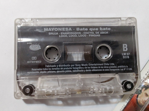 Cassette De Mayonesa Bate Que Bate(#2121 (Usado)