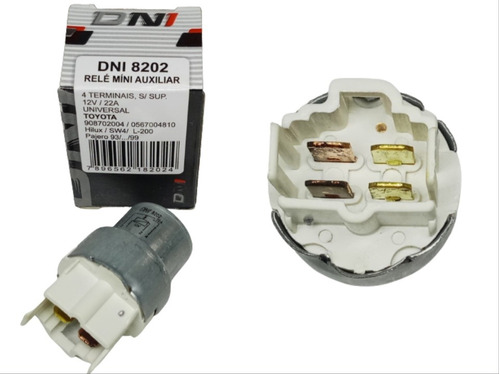 Rele Multiuso 4 Patas Toyota 12v 22amp 9098702004 Dni Brasil