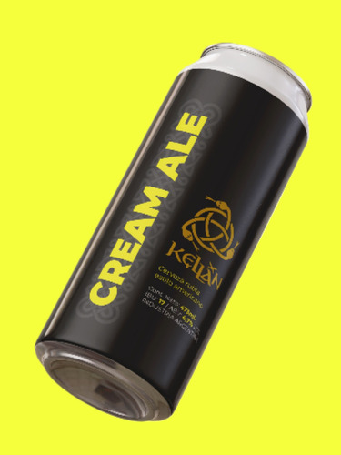 Cream Ale Kellan Cerveza Rubia Artesanal Premium 473ml