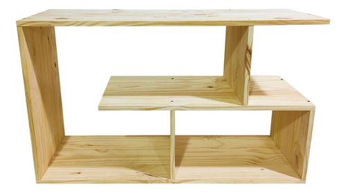 Rack Mesa Tv Moderna De Pino Color Madera