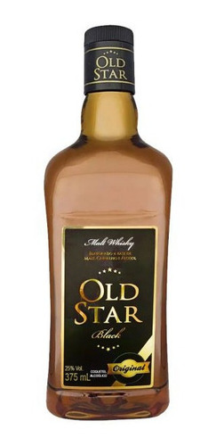 Imagem 1 de 1 de Whisky Coquetel Old Star Soft Gold Malt 375ml