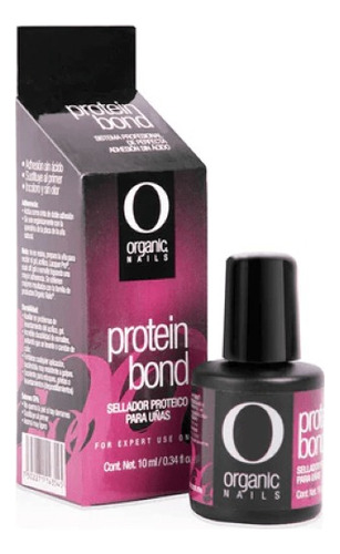 Protein Bond Marca Organic Nails. Primer Sin Ácido