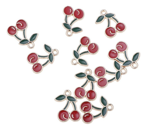 Conjunto De 20 Encantadores Colgantes Frutales Para Crear