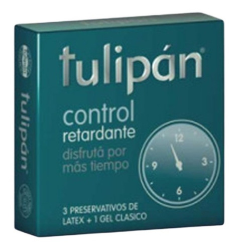 Preservativos Tulipan Control Retardantes Lubricados